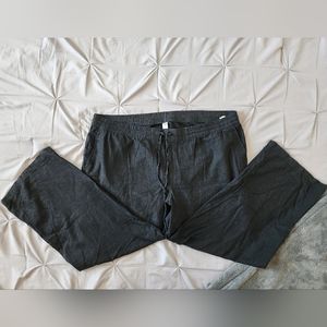 Old Navy | Linen Women's Pants | Wide Leg | Balck | XXL